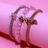 Riff | 18 Karat Roségold | Seepferdchen Makramee Charmballa Armband